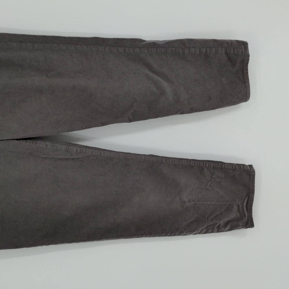 J. Crew Men's Gray Corduroy Slim Straight Pants Size 33 Minimalist Office Casual - Picture 3 of 14